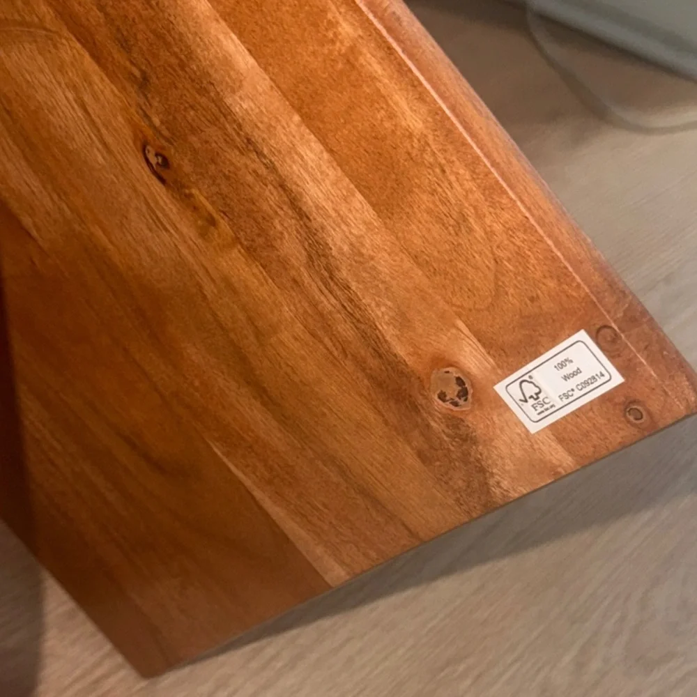 Wood Tablet/Book Stand in Warm Brown